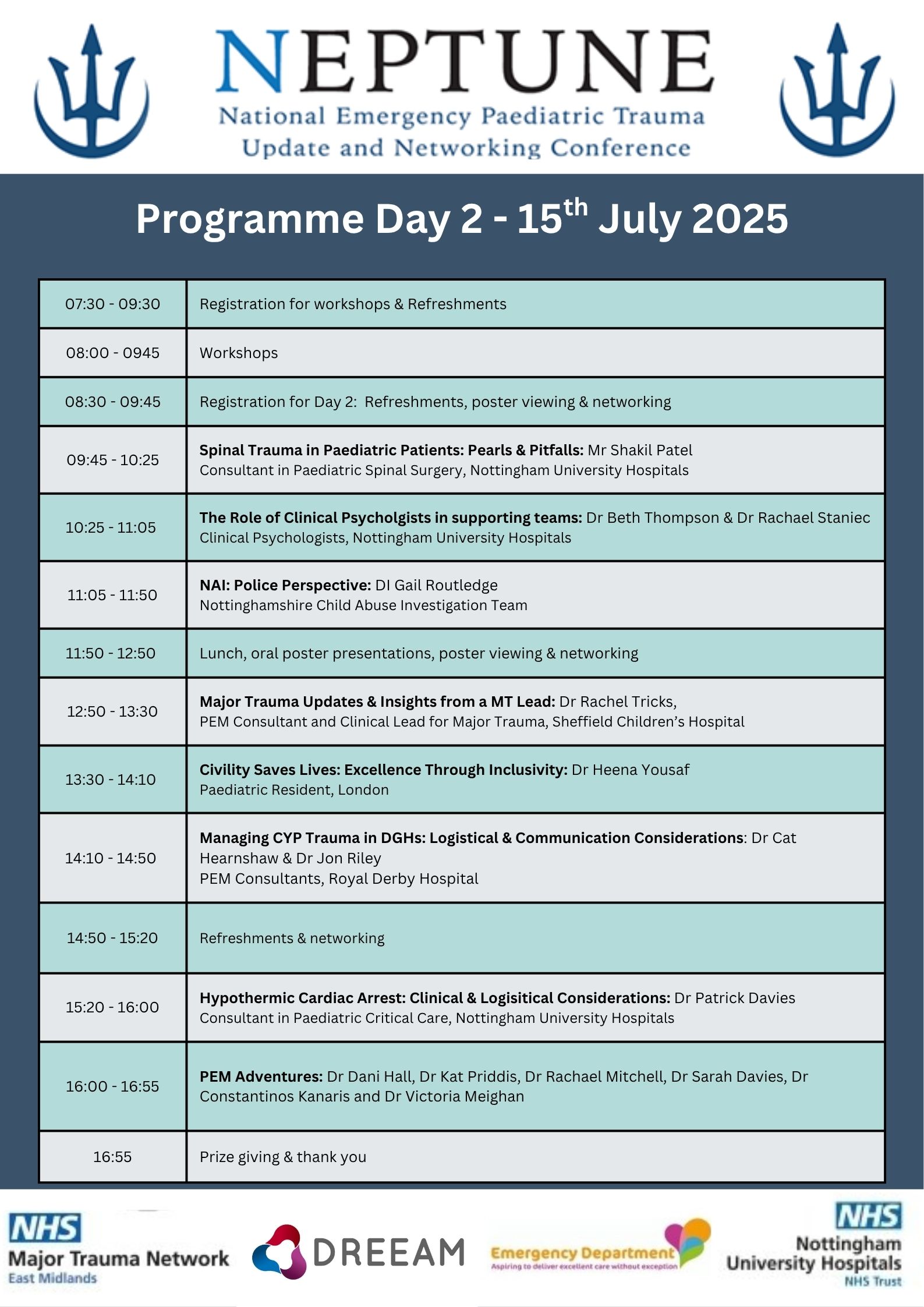 Day 2 Programme