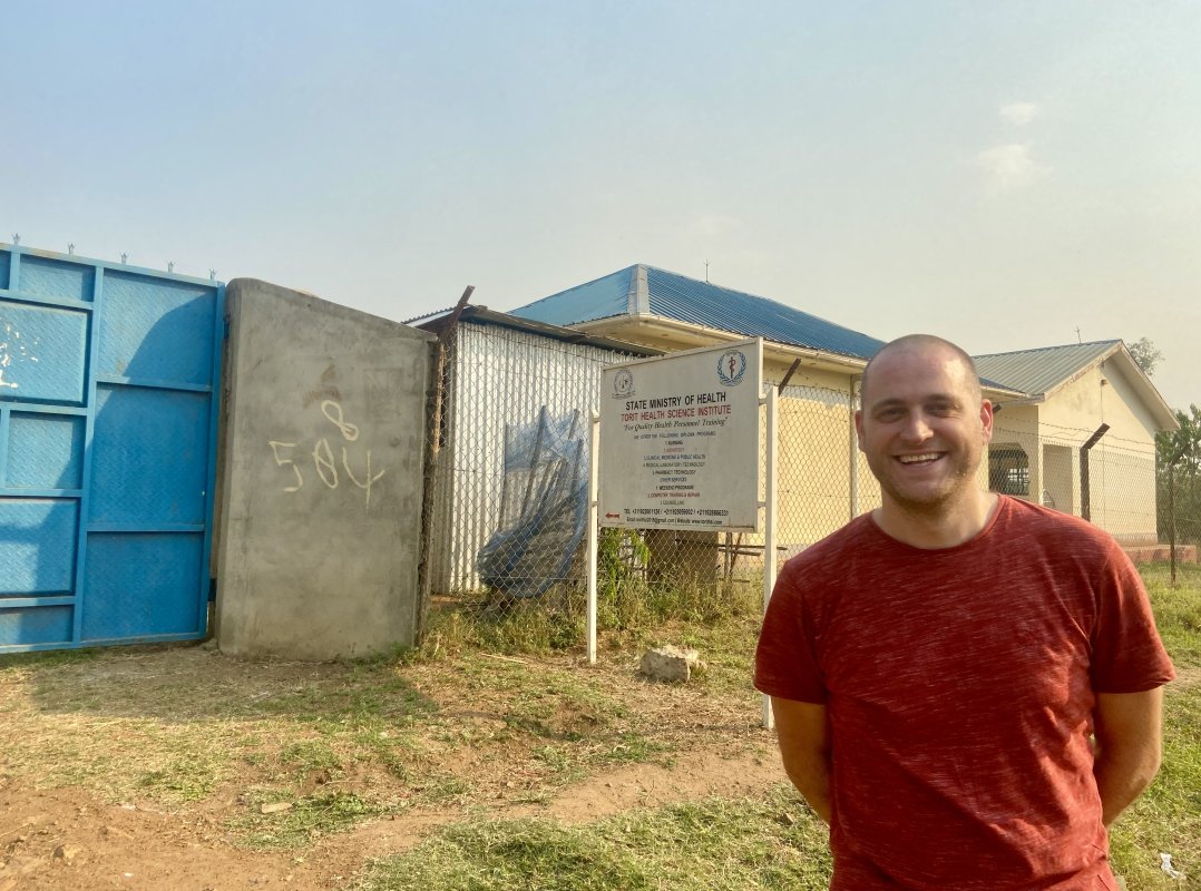 Andrew Beckham in South Sudan